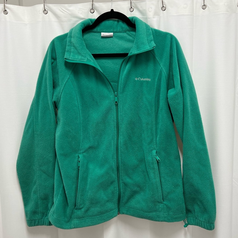 Green Columbia zip up